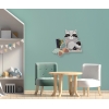 Wandregal für das Kinderzimmer - Waschbär