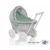 Weide Grau Puppenwagen Pastellgrün