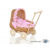 Weide Puppenwagen Bettwäsche Rosa Punktmuster nr 1699-736