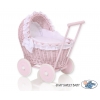 Weide Rosa Puppenwagen Bettwäsche Weiß nr 81702-516