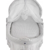 Weide Stubenwagen mit Haube- Amelie Blumenmuster grau