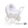 Weide Weiß Puppenwagen Bettwäsche Weiß nr 71703-516