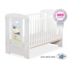 Weiß Babybett 120x60cm Esel Luca nr 5011-07-813