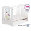 Weiß Babybett 120x60cm Esel Luca nr 5011-07-814