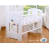 Weiß Babybett 120x60cm Esel Luca nr 5011-07-814