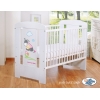 Weiß Babybett 120x60cm Esel Luca nr 5011-07-814