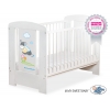 Weiß Babybett 120x60cm Esel Luca nr 5011-07-815