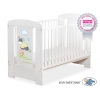 Weiß Babybett 120x60cm Esel Luca nr 5011-07-816
