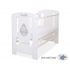 Weiß Babybett 120x60cm Glamour Grau Graphik