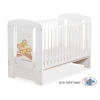Weiß Gitterbett 120x60cm Teddy Bär Barnaba nr 5005-07-805