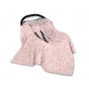 Wendedecke für Kindersitz - Ballerinen rosa/grau