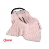 Wendedecke für Kindersitz - Ballerinen rosa/grau