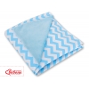 Wendedecke für Kindersitz - Chevron blau