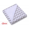 Einschlagdecke für Kindersitz - Chevron grau