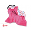 Wendedecke für Kindersitz - flamingo