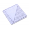 Wendedecke für Kindersitz - Grau-Blumenmuster