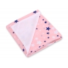 Wendedecke für Kindersitz - rosa-blaue Sternen