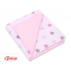 Wendedecke für Kindersitz - Rosa-graue Sternen