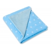 Einschlagdecke für Kindersitz - Sternchen blue