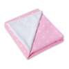 Einschlagdecke für Kindersitz - Sternchen rosa