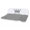 Wickelauflage auf Wickeltisch - Little Prince/Princess anthrazit