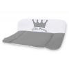 Wickelauflage auf Wickeltisch - Little Prince/Princess anthrazit