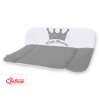Wickelauflage auf Wickeltisch - Little Prince/Princess anthrazit