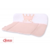 Wickelauflage auf Wickeltisch - Little Prince/Princess puderrosa