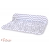 Wickelauflage auf Wickeltisch - Simple Chevron grau
