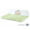Wickelauflage auf Wickeltisch - Teddy Bär Barnaba grün