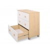 Wickelkommode  Leonardo Weiß und Naturholz 6030-07