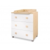 Wickelkommode  Leonardo Weiß und Naturholz 6030-07