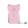 Windelntasche - Bär mit Schleife rosa