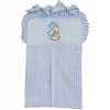 Windelntasche Blau Teddybär mit Herz