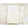 Windelntasche für Babybett - Hängende Herzen creme