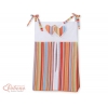 Windelntasche - Hängende Herzen orange gestreift