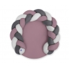 Zopf Babynest / Spielmatte 2 in1 - pastellviolett- grau - anthrazit