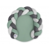 Zopf Babynest / Spielmatte 2 in1 - weißgrün- grau - anthrazit