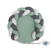 Zopf Babynest / Spielmatte 2 in1 - weißgrün- grau - anthrazit