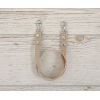 Zügel für Halfter für Steckenpferd - beige