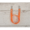 Zügel für Halfter für Steckenpferd - orange