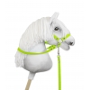 Zügel für Hobby Horse aus Gurtband neon grün