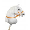 Zügel für Hobby Horse aus Gurtband neon orange