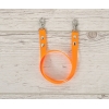 Zügel für Hobby Horse aus Gurtband neon orange