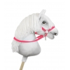 Zügel für Hobby Horse aus Gurtband neon pink