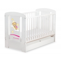 Babybett mit Schublade 60x120 Gute Nacht