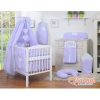 Bettwäsche Set 7-tlg 100x135 cm mit Himmel dicken Stoff