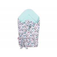 Doppelseitiges Babynestchen mit Schleife