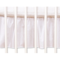 Fest gefaltete Rüsche für Kinderbett 120cm