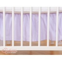 Fest gefaltete Rüsche für Kinderbett 140cm
